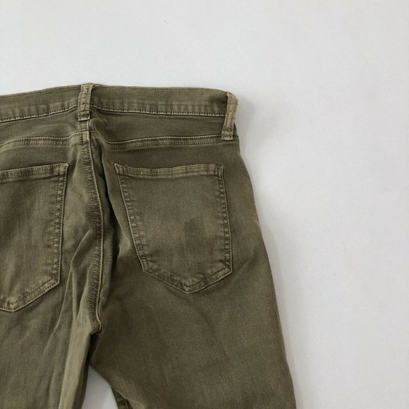 34N 118W Pants Women's 27 Olive Green Skinny Utility SOHO Zip Stiletto Size 27 - Picture 11 of 11